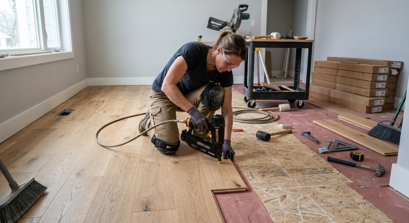 Hardwood Floor Installation in Riverview, FL