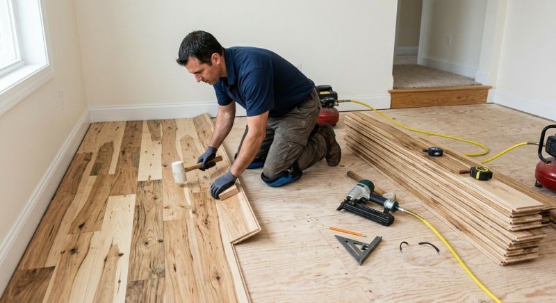 Hickory Floor Installation in Riverview, FL