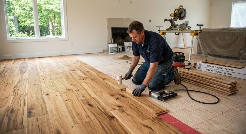 Hickory Floor Installation in Riverview, FL