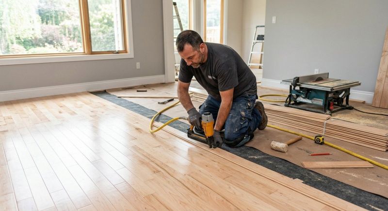 Maple Flooring Installation in Dover, FL