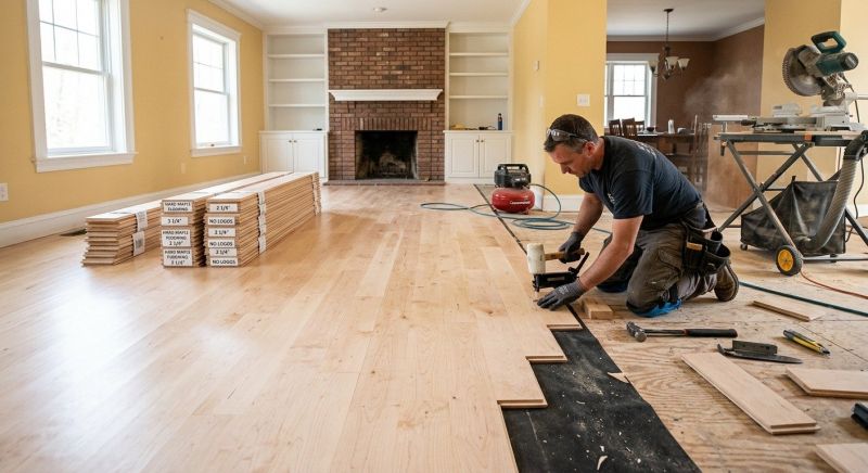 Maple Flooring Installation in Hillsborough County, FL