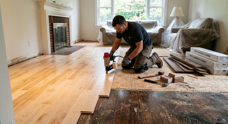 Maple Flooring Installation in Mulberry, FL