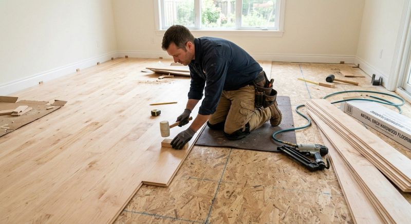 Maple Flooring Installation in Parrish, FL