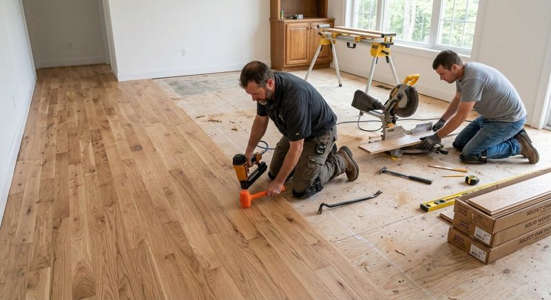 Oak Floor Installation in Apollo Beach, FL
