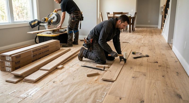 Oak Floor Installation in Ruskin, FL