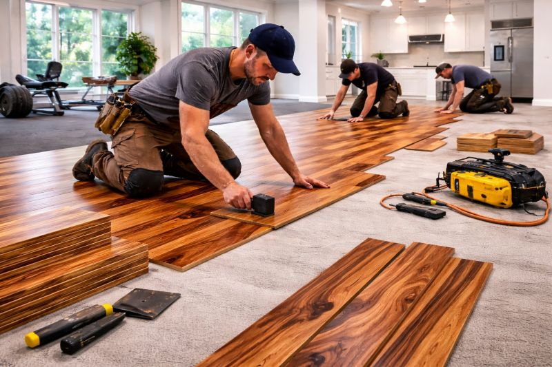 Teak Flooring Installation in Riverview, FL