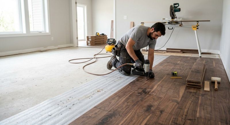 Walnut Flooring Installation in Riverview, FL