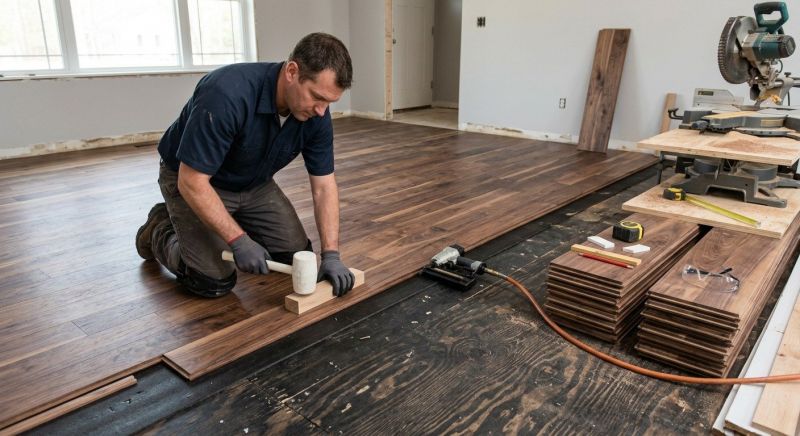 Walnut Flooring Installation in Riverview, FL