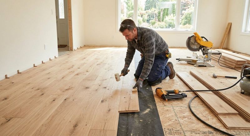 White Oak Floor Installation in Riverview, FL