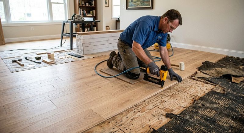 Wood Floor Replacement in Polk County, FL