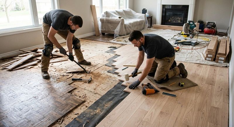 Wood Floor Replacement in Wimauma, FL